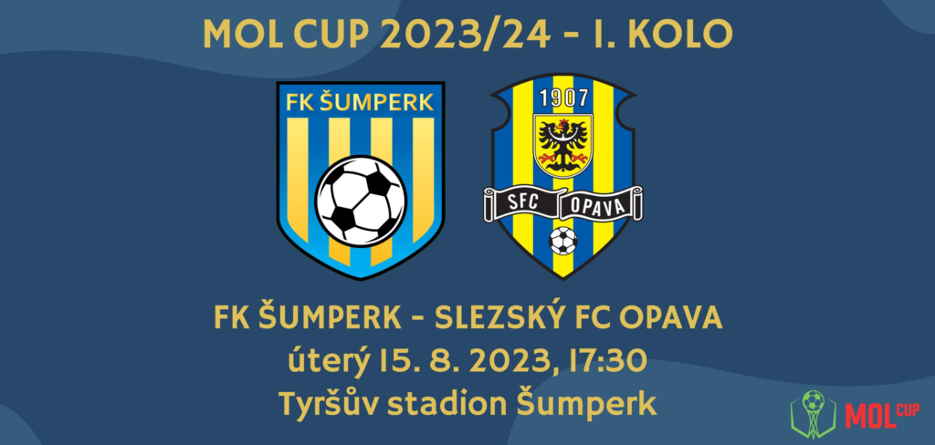 FK Šumperk - SFC Opava, úterý 15. 8. 2023 od 17:30, Tyršův stadion Šumperk